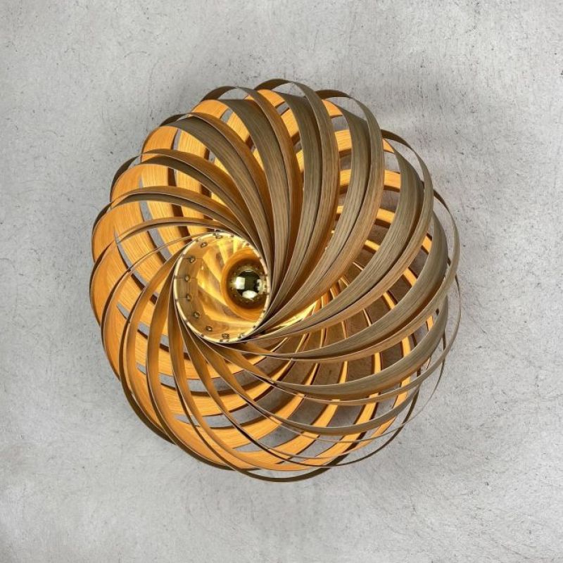 Veneria Wandleuchte Eiche Ø50 cm Gofurnit
